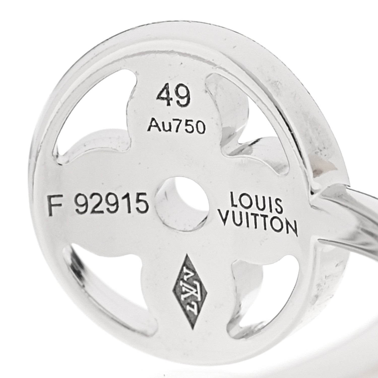 Louis Vuitton 18K Yellow Pink White Gold Diamond Idylle Blossom Ring 3 Set 49 4.75 4 of 5