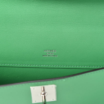 Hermes Swift Kelly Cut Clutch Pochette Bambou 5 of 9