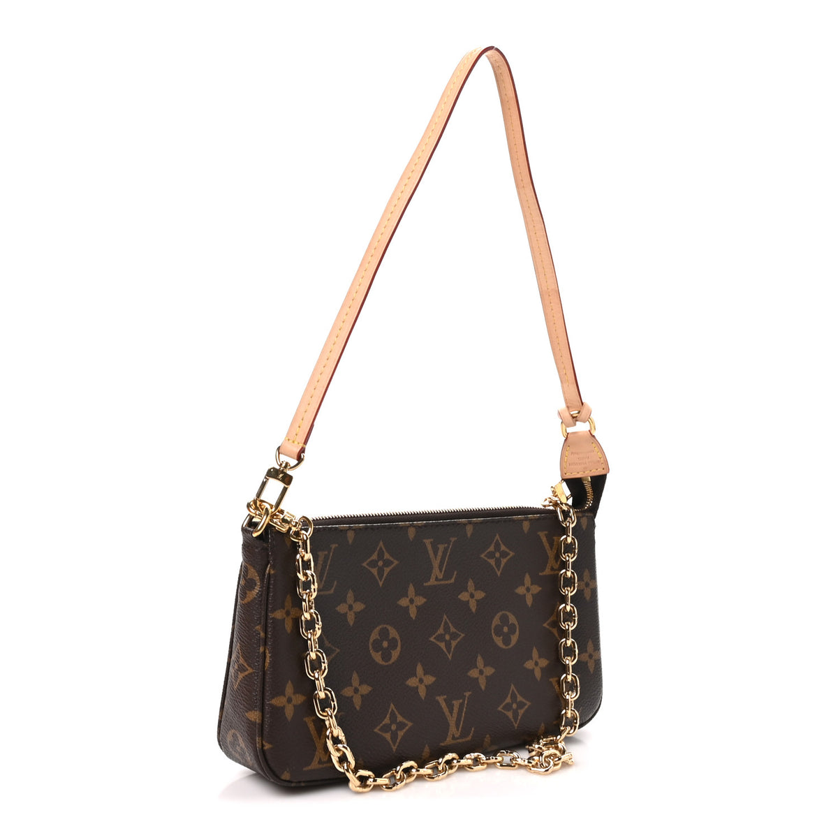 Louis Vuitton Monogram Chain Pochette Accessories 3 of 9