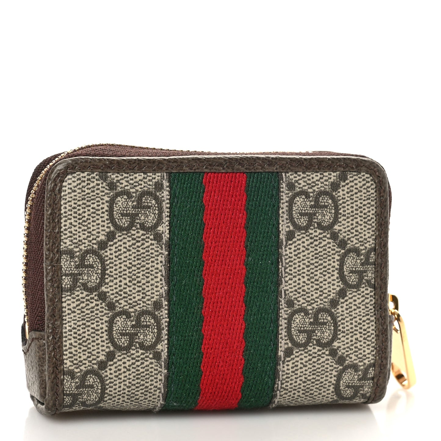 GG Supreme Monogram Web Ophidia Playing Card Case Beige New Acero