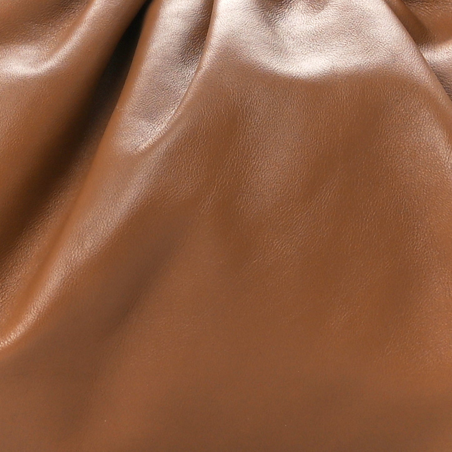 Smooth Butter Calf The Pouch Oversized Clutch Cammello