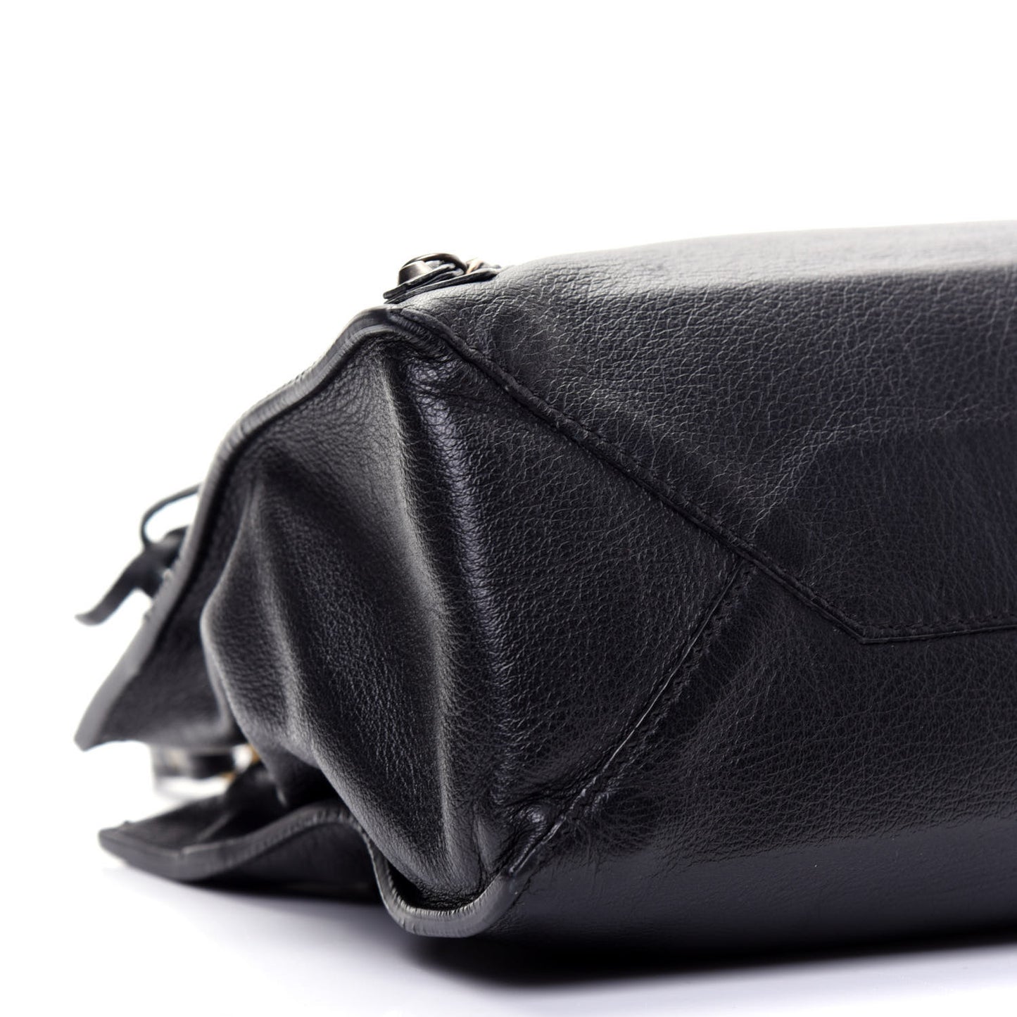 Calfskin Papier Mini A4 Tote Black