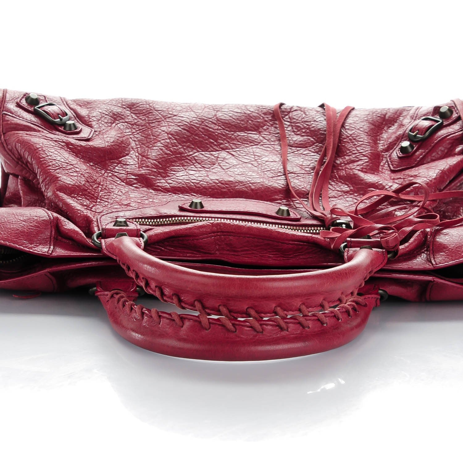 Balenciaga Agneau Classic Hardware City Cassis 2 of 10