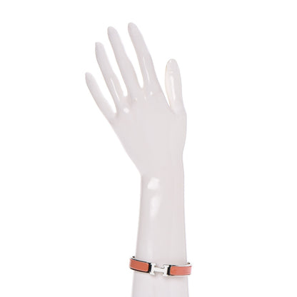 Hermes Enamel Clic Clac H Bracelet GM Mango White 2 of 4
