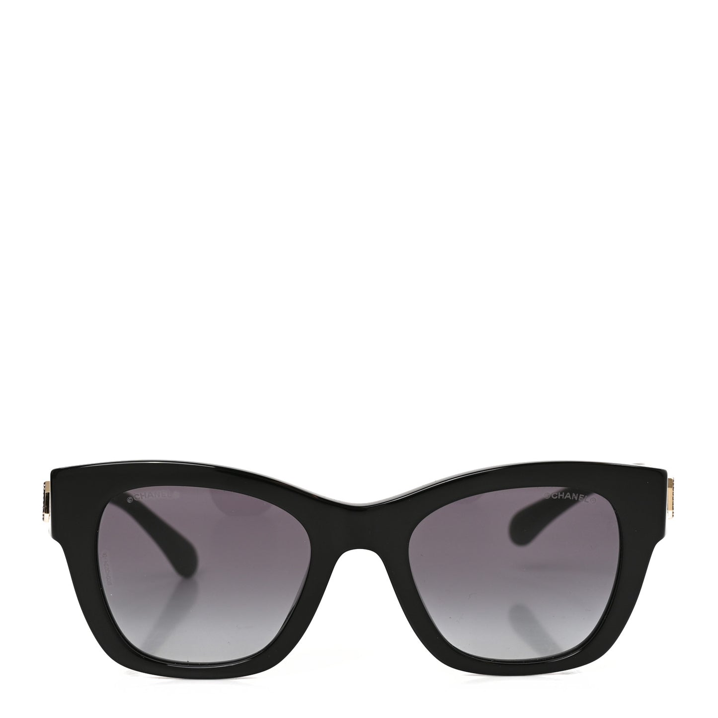 Acetate Square CC Sunglasses 5478-A Black