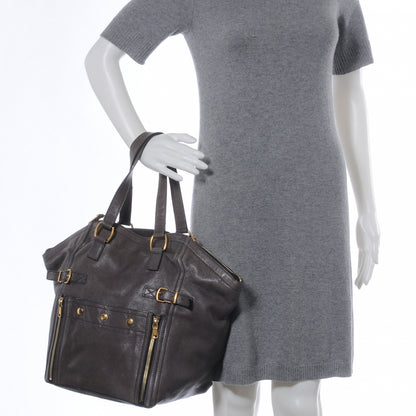 Saint Laurent Medium Downtown Tote Grey 2 of 7