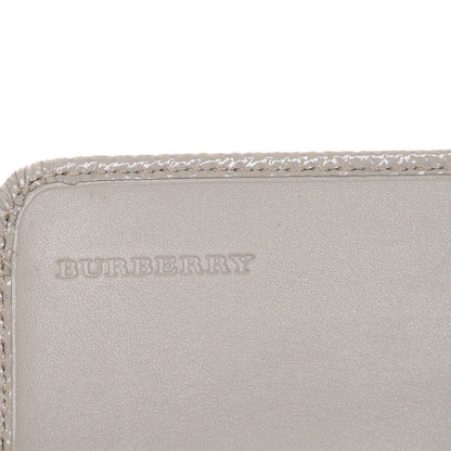Burberry Patent Penrose Continental Wallet Pale Grey 6 of 9