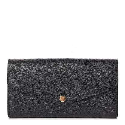 Louis Vuitton Empreinte Sarah Wallet NM Black 1 of 7