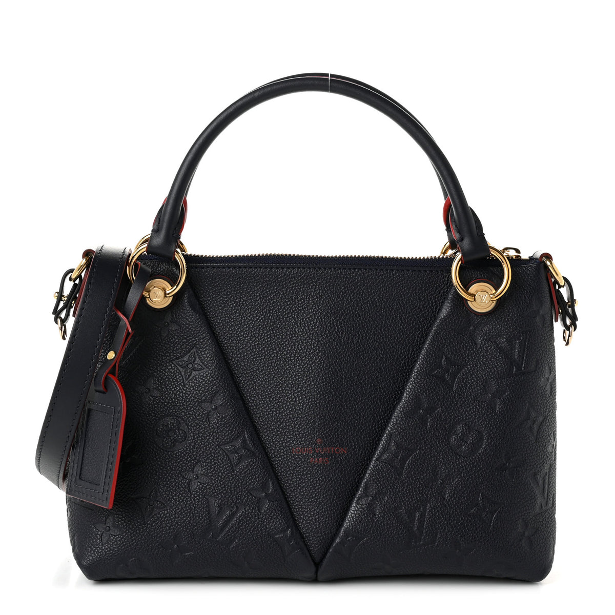 Empreinte V Tote BB Marine Rouge