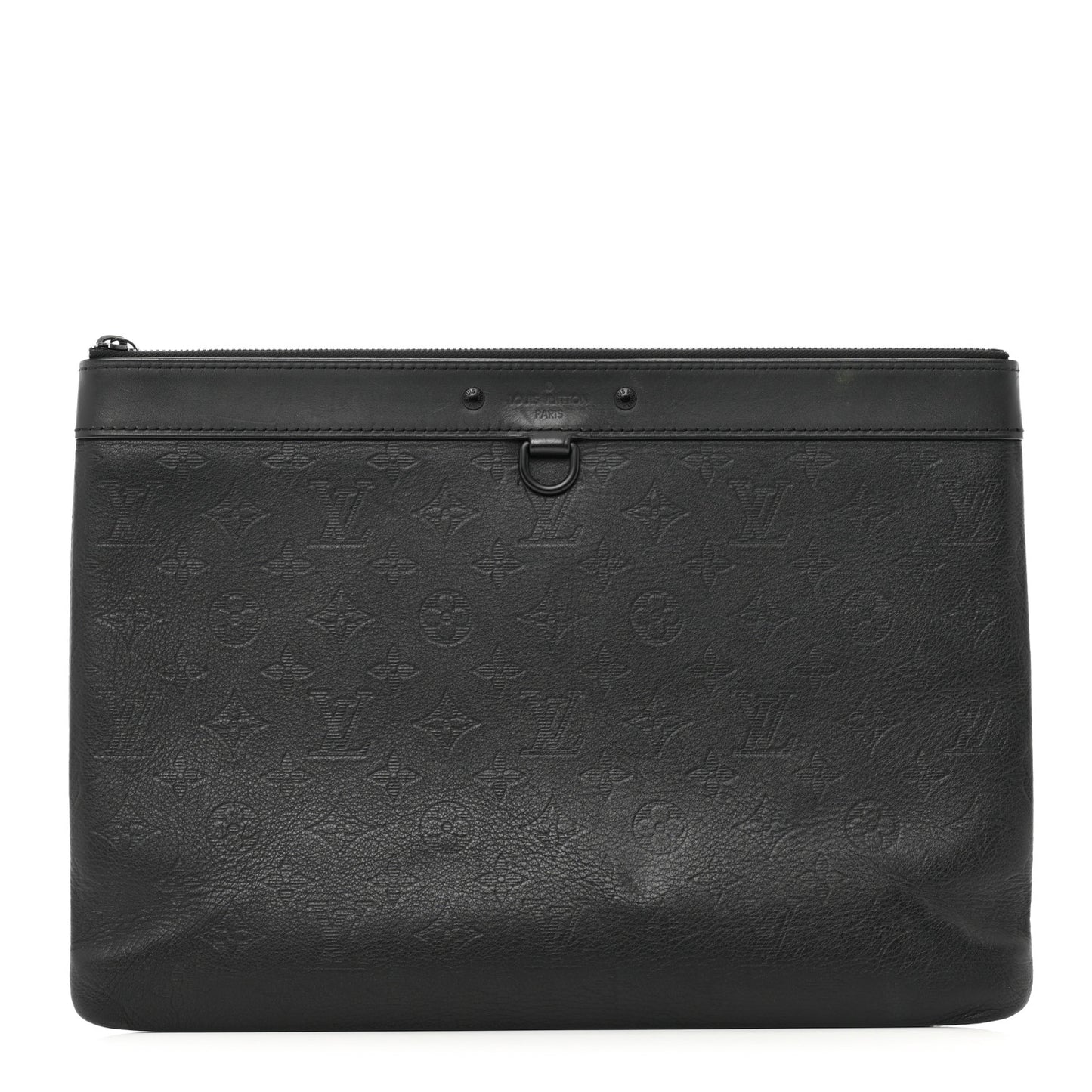 Calfskin Monogram Shadow Discovery Pochette Black