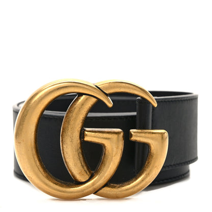 Gucci Calfskin Double G 40mm Belt 65 26 Black 1 of 4