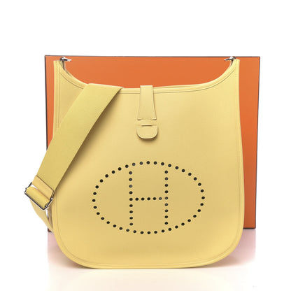 Hermes Epsom Evelyne III GM Jaune Poussin 11 of 11