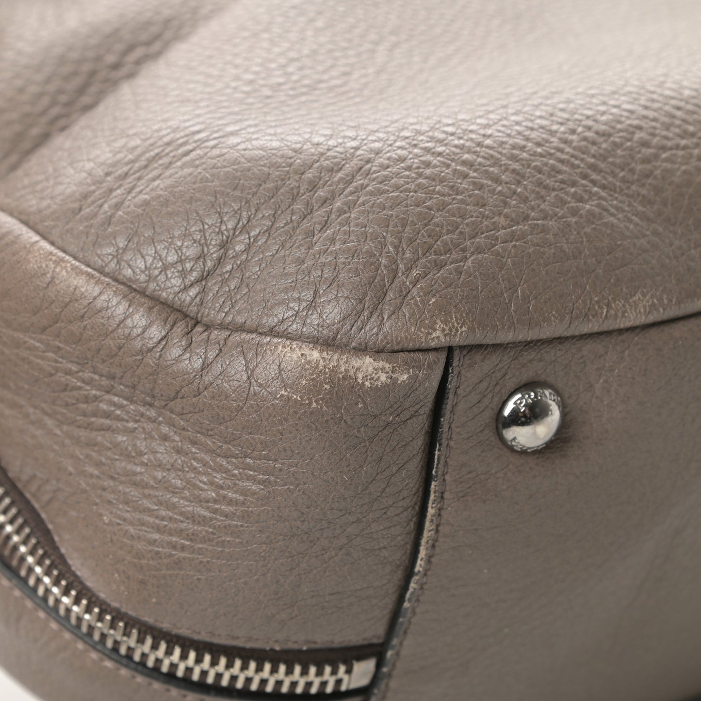 Vitello Daino Shoulder Bag Argilla