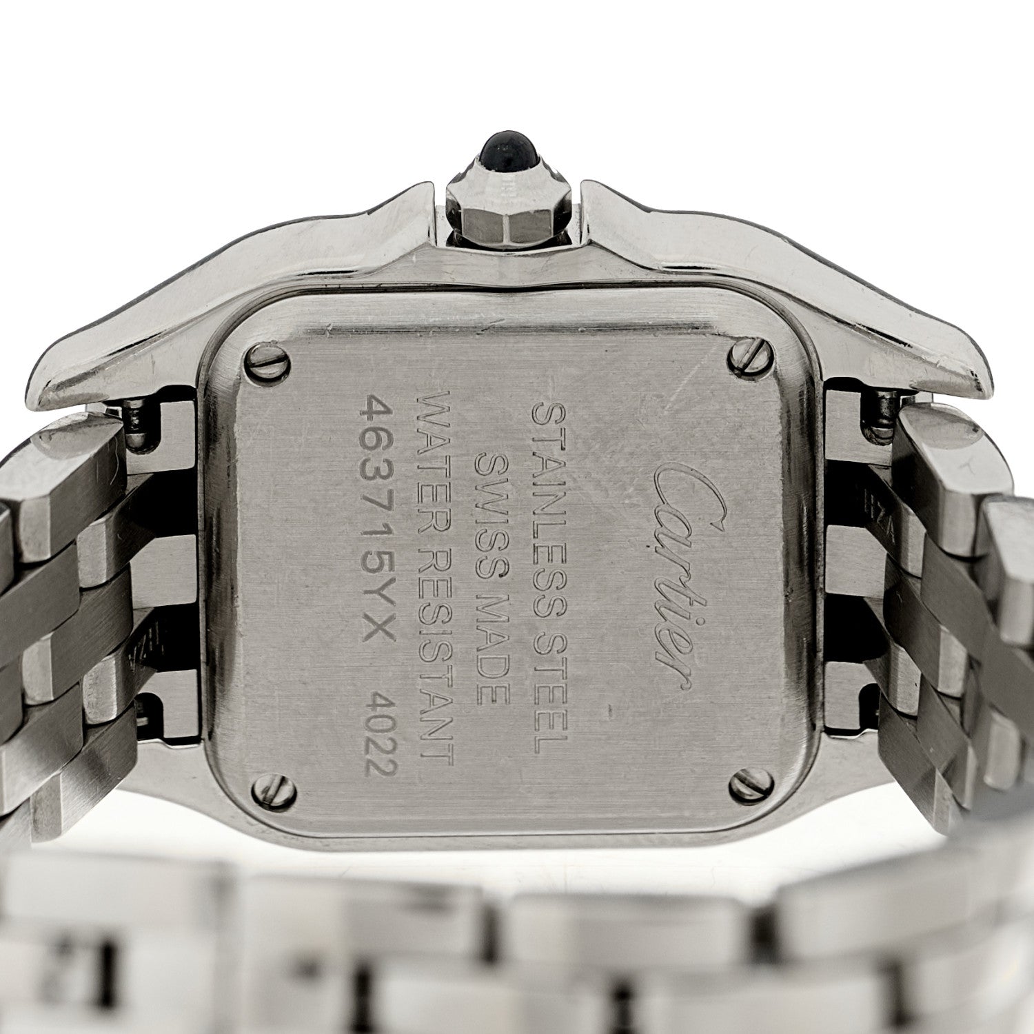 Cartier Stainless Steel Diamond 22mm Panthere Quartz Watch 4 of 4