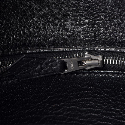 Hermes Taurillon Clemence Birkin 35 Black 17 of 32