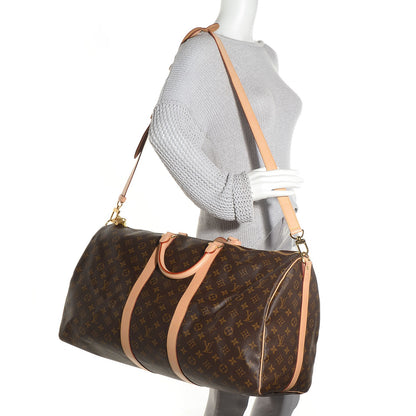 Louis Vuitton Monogram Keepall Bandouliere 55 2 of 8