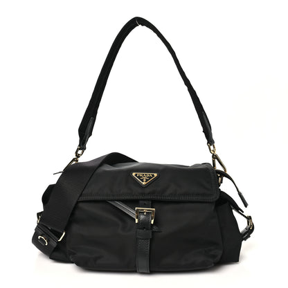 Prada Re-Nylon Medium Explore Shoulder Bag Black 1 of 9