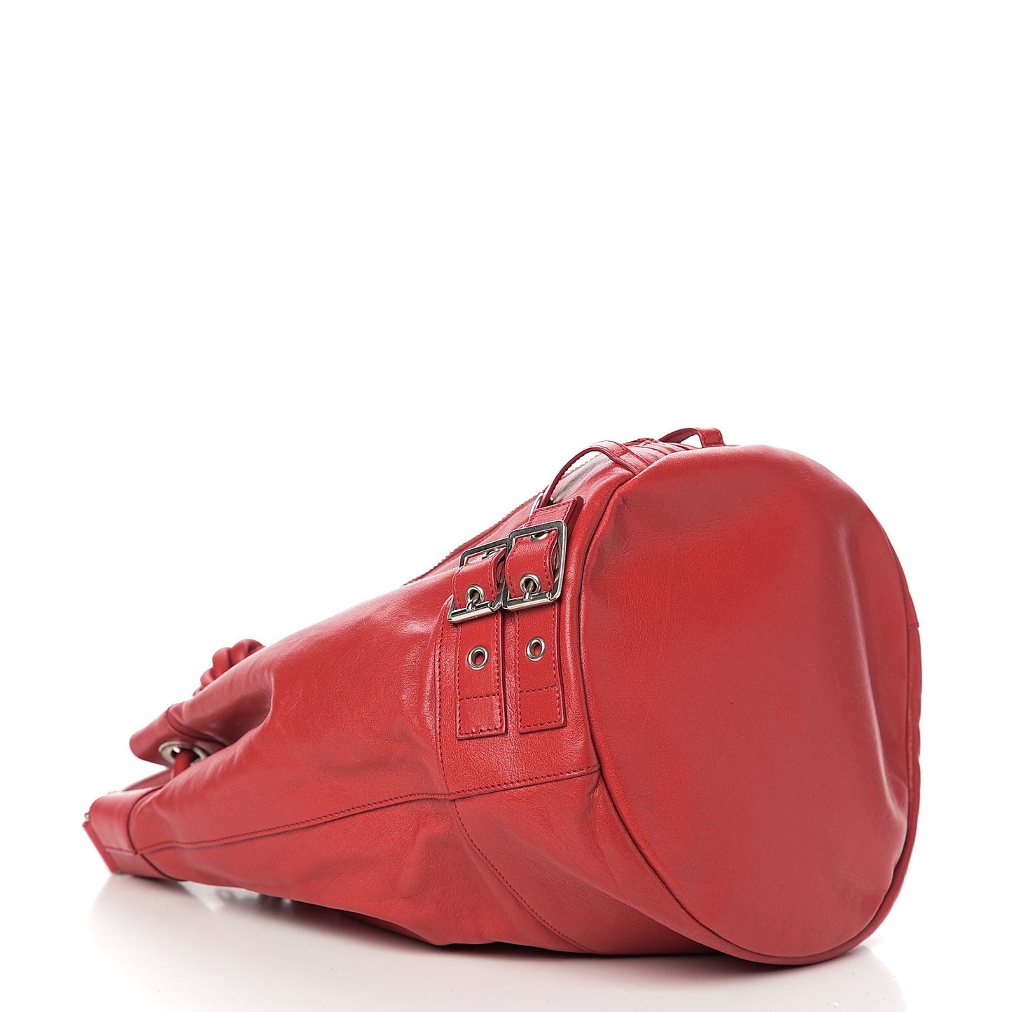 Calfskin Medium Rider Bucket Bag Red