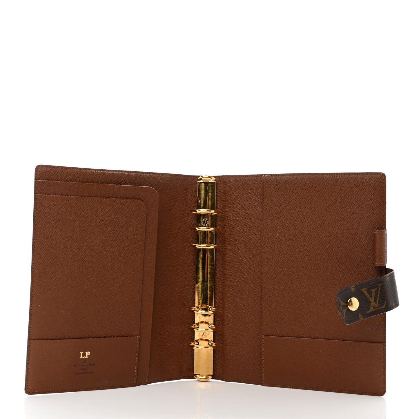 Monogram Large Ring Agenda Cover