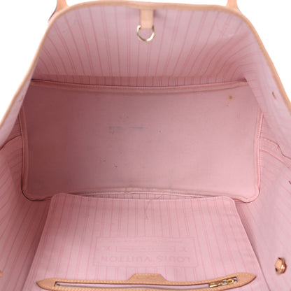 Louis Vuitton Damier Azur Neo Neverfull GM Rose Ballerine 5 of 9