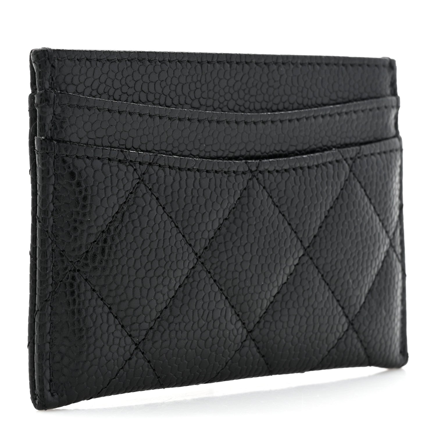Chanel Caviar Quilted Card Holder Black 3 of 9