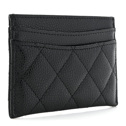 Chanel Caviar Quilted Card Holder Black 3 of 9