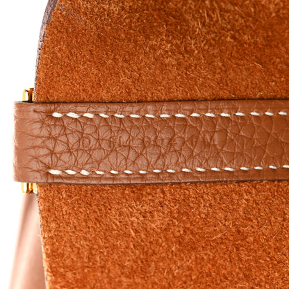Hermes Taurillon Clemence Picotin Lock 22 MM Gold 7 of 10
