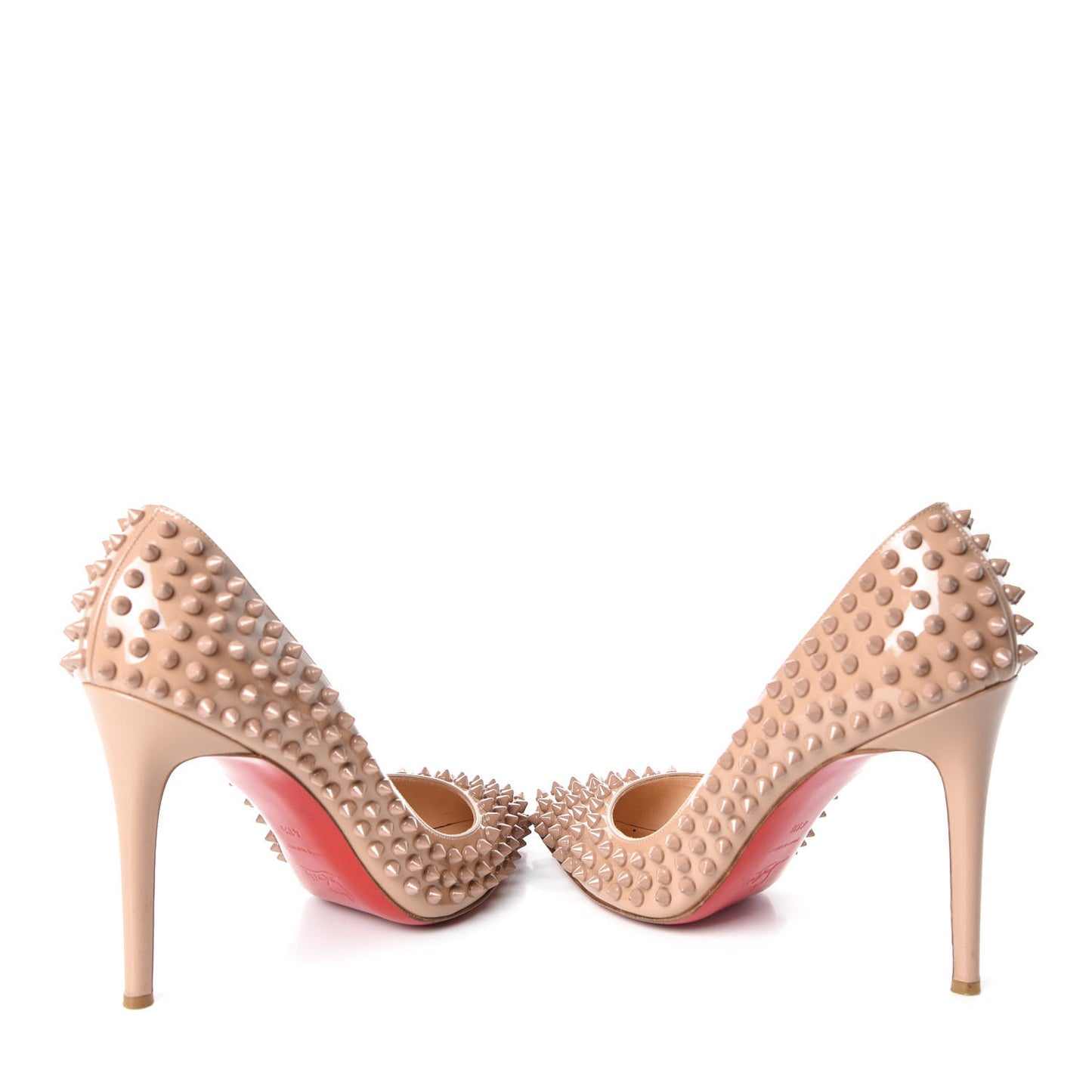 Patent Pigalle Spikes 120 Pumps 41.5 Nude