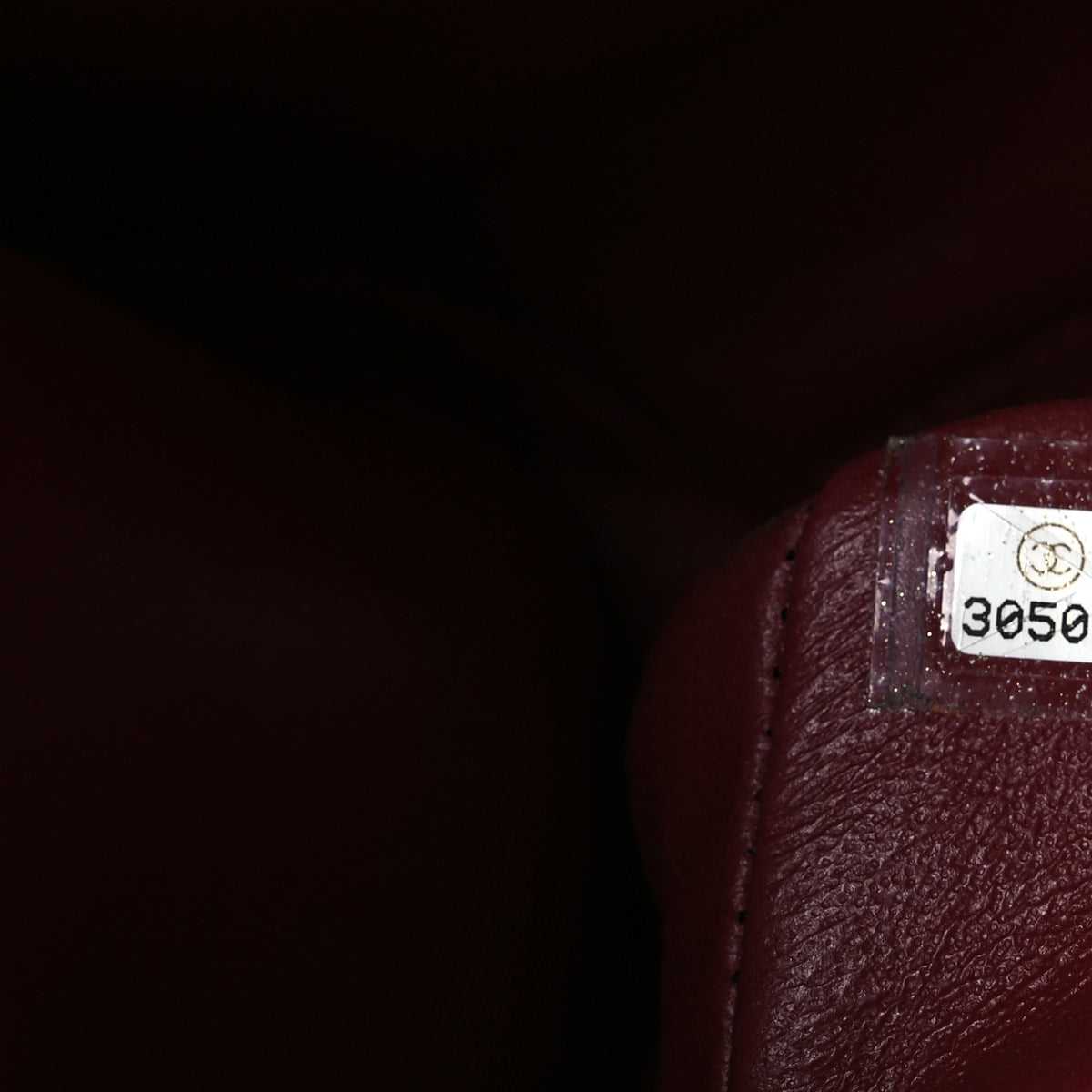 Caviar Quilted Jumbo Double Flap Burgundy