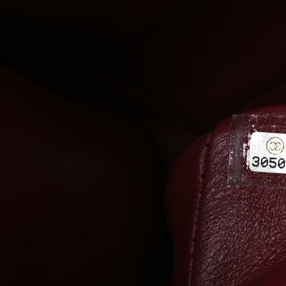 Chanel Caviar Quilted Jumbo Double Flap Burgundy 8 of 11
