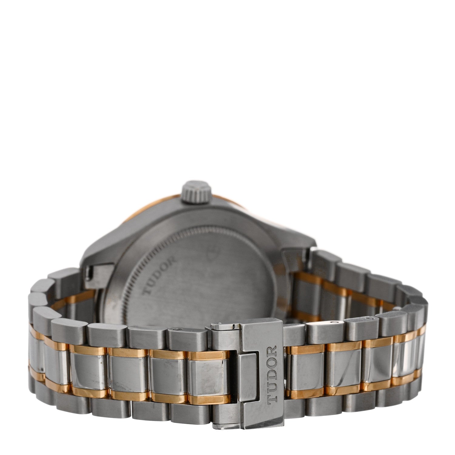 TUDOR Stainless Steel 18K Yellow Gold 34mm Style Automatic Watch Black M12313 3 of 5