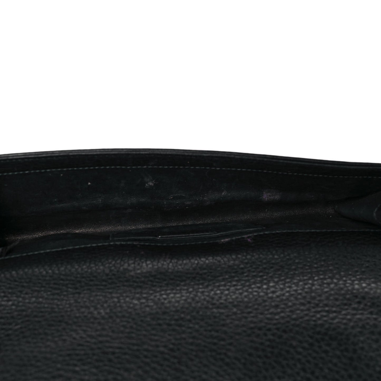 Calfskin Broadway Clutch Black