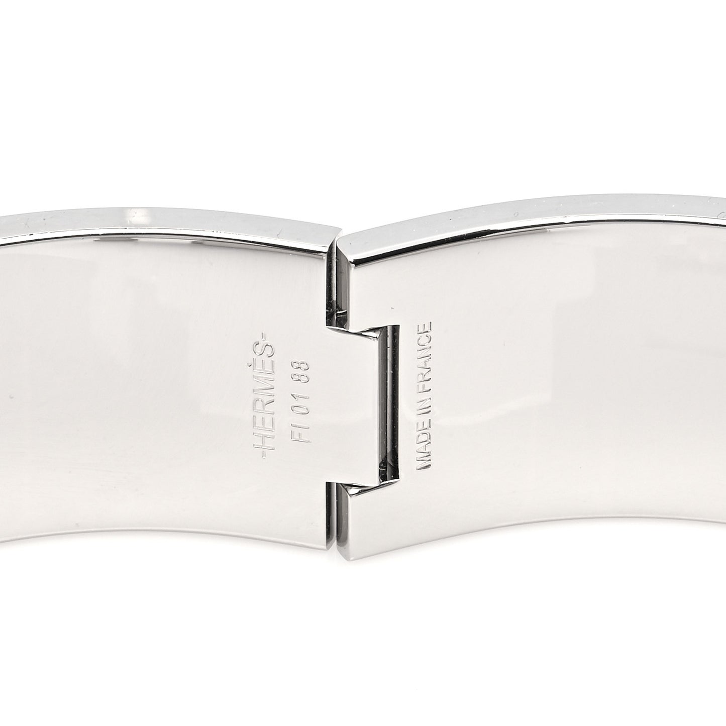 Enamel Wide Clic Clac H Bracelet GM Rose Cassata