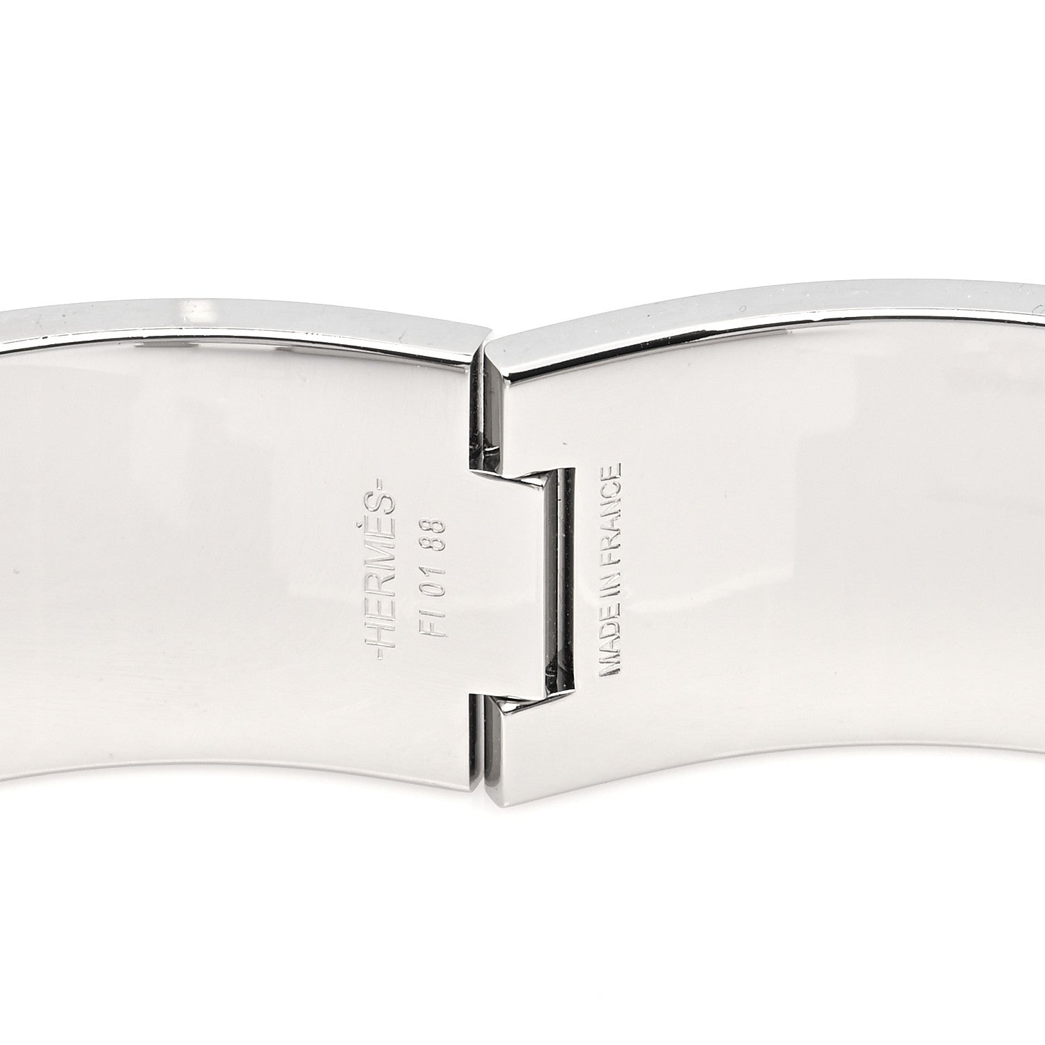 Hermes Enamel Wide Clic Clac H Bracelet GM Rose Cassata 6 of 6