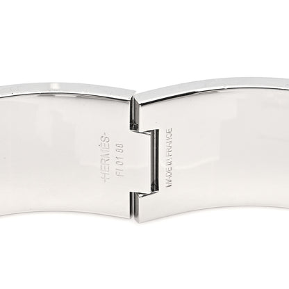 Hermes Enamel Wide Clic Clac H Bracelet GM Rose Cassata 6 of 6