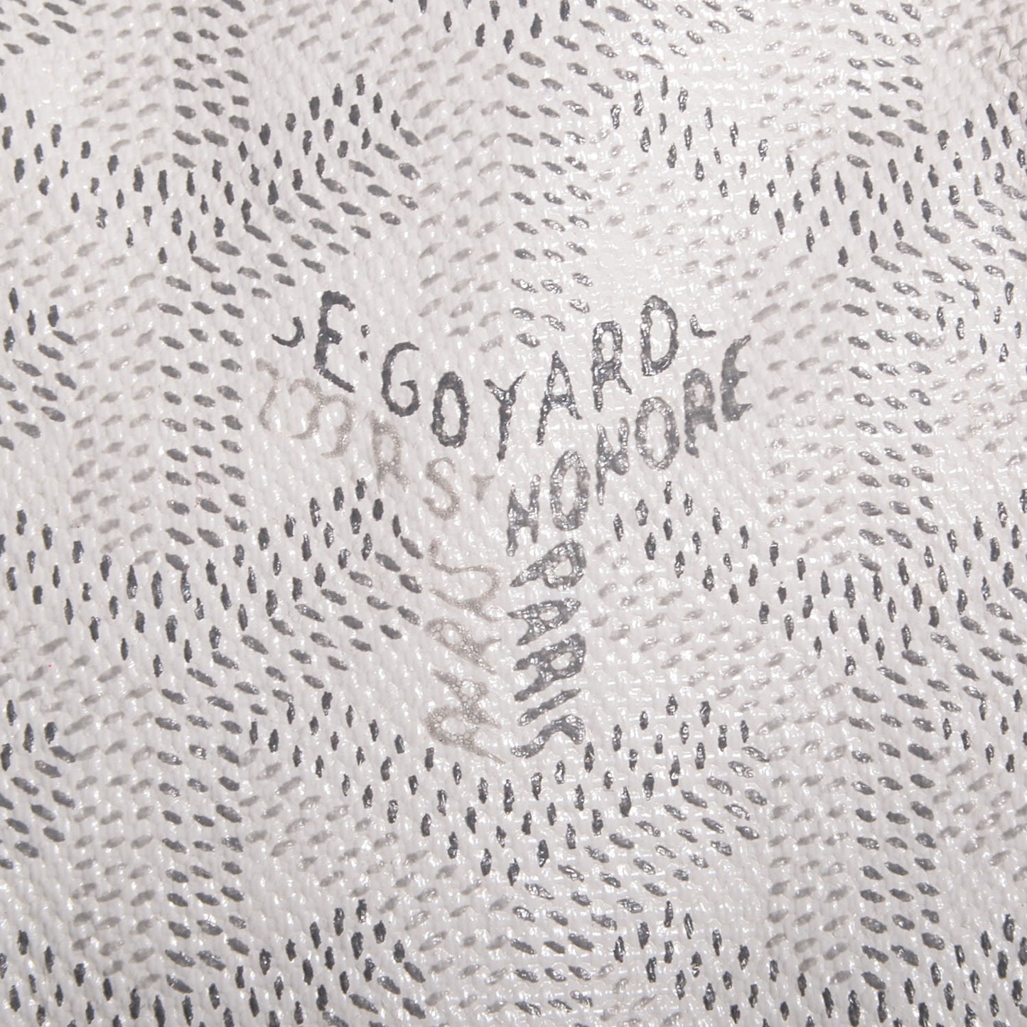 Goyardine Fidji Zip Hobo White