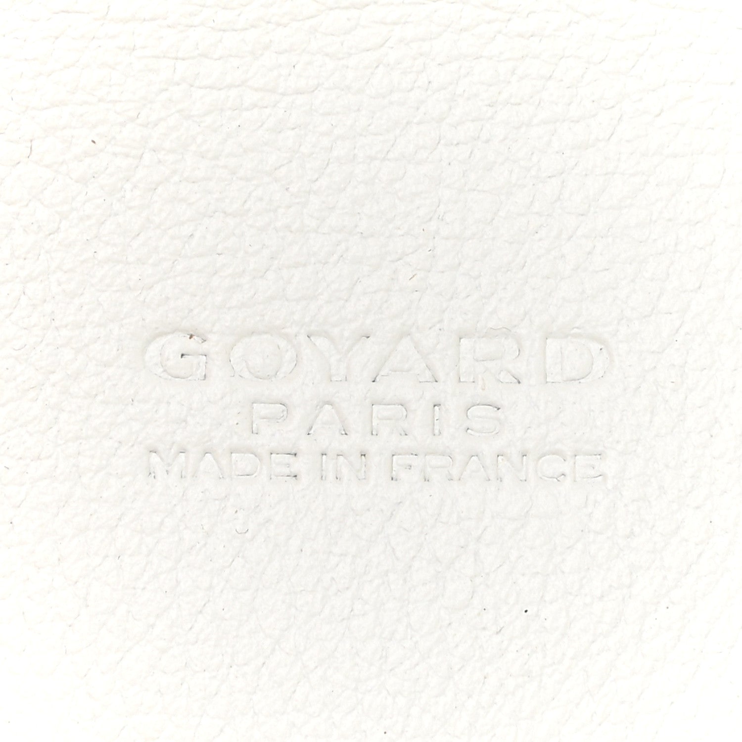 Goyard Calfskin Bag Clip White 4 of 5
