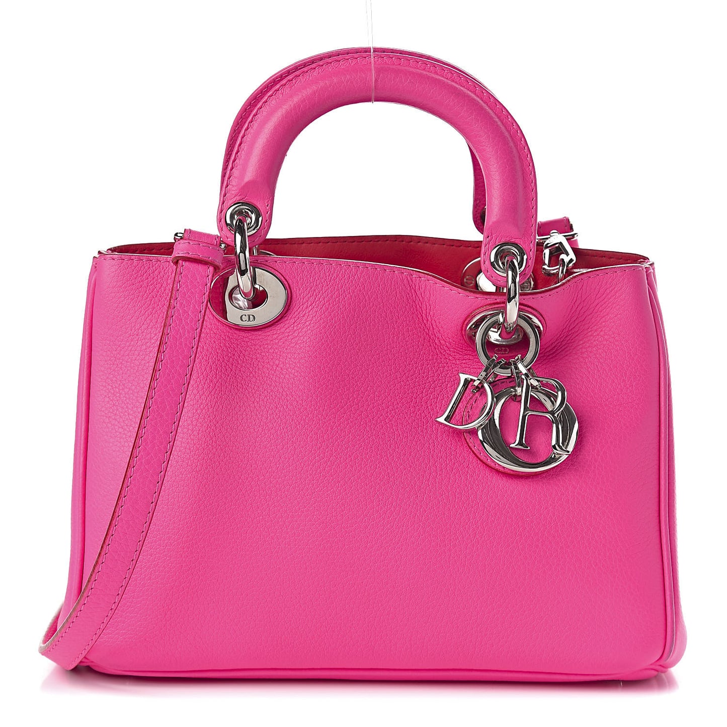 Bullcalf Small Diorissimo Tote Coquelicot