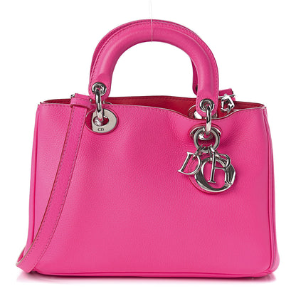 Christian Dior Bullcalf Small Diorissimo Tote Coquelicot 1 of 12