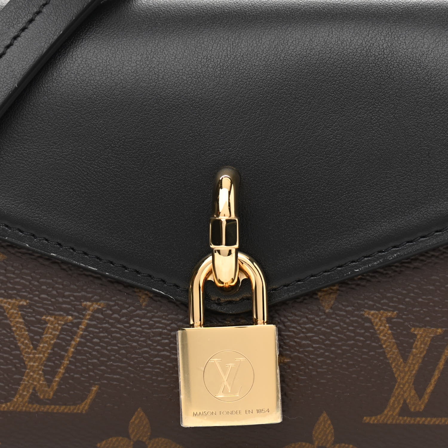 Louis Vuitton Monogram Padlock On Strap Black 7 of 10