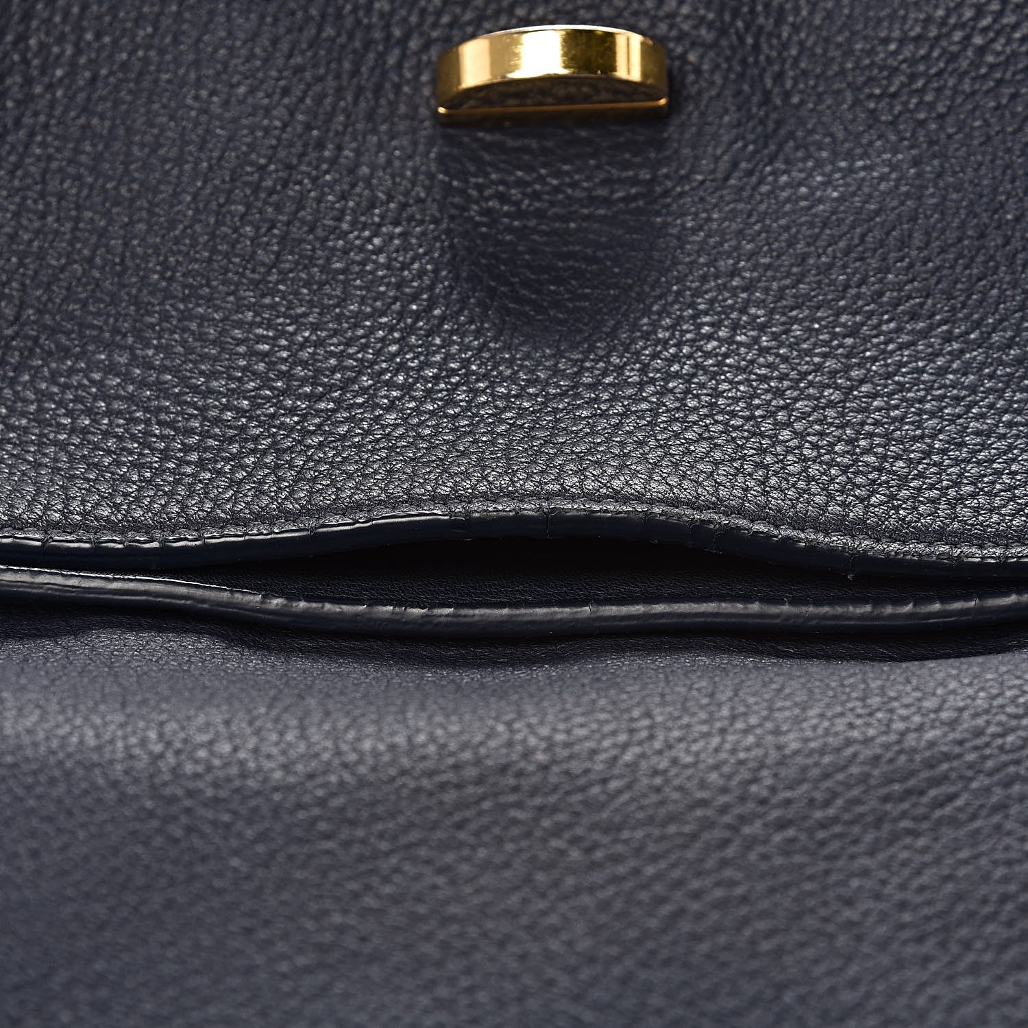 Miu Miu Cervo East-West Flap Satchel Blue 11 of 24