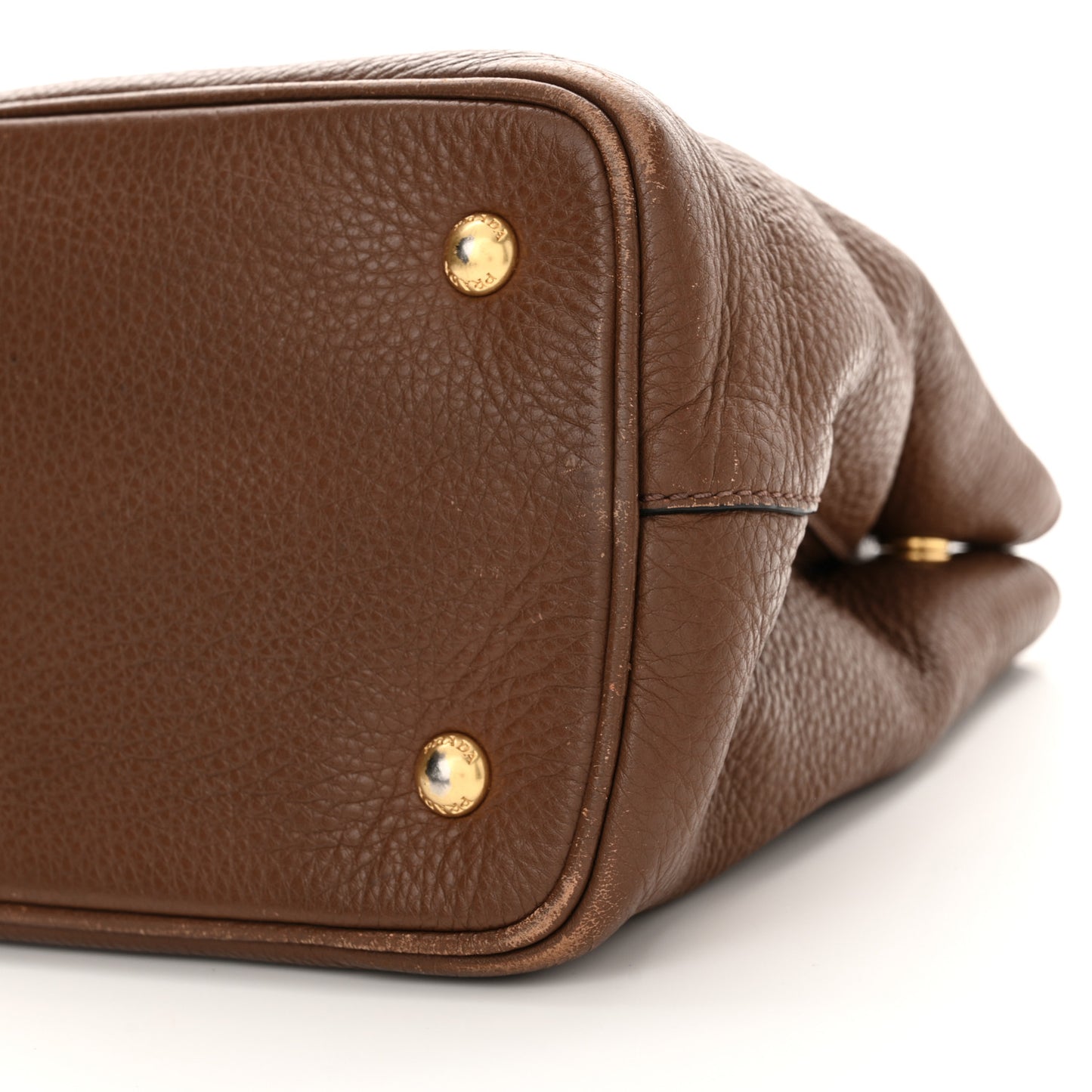 Vitello Daino Shoulder Bag Bruciato