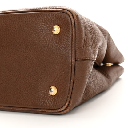 Prada Vitello Daino Shoulder Bag Bruciato 10 of 18