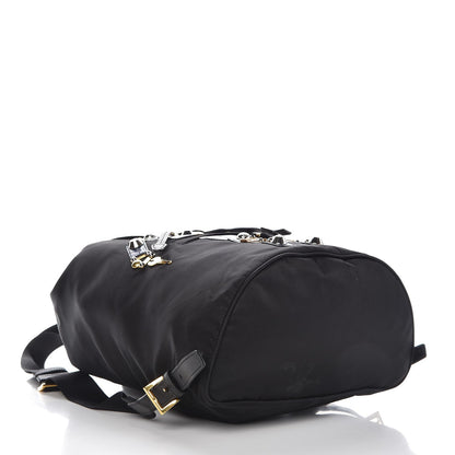 Prada Tessuto Nylon Robot Backpack Black Multicolor 4 of 10