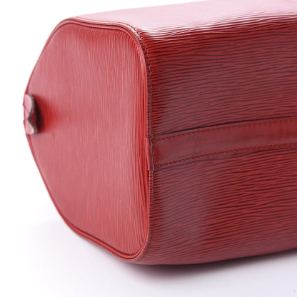 Louis Vuitton Epi Speedy 25 Castillan Red 6 of 10