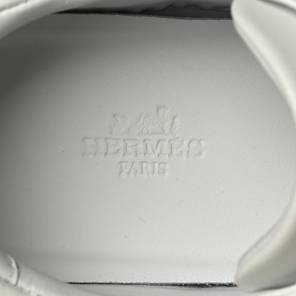 Hermes Calfskin Day Sneakers 39.5 White 8 of 9
