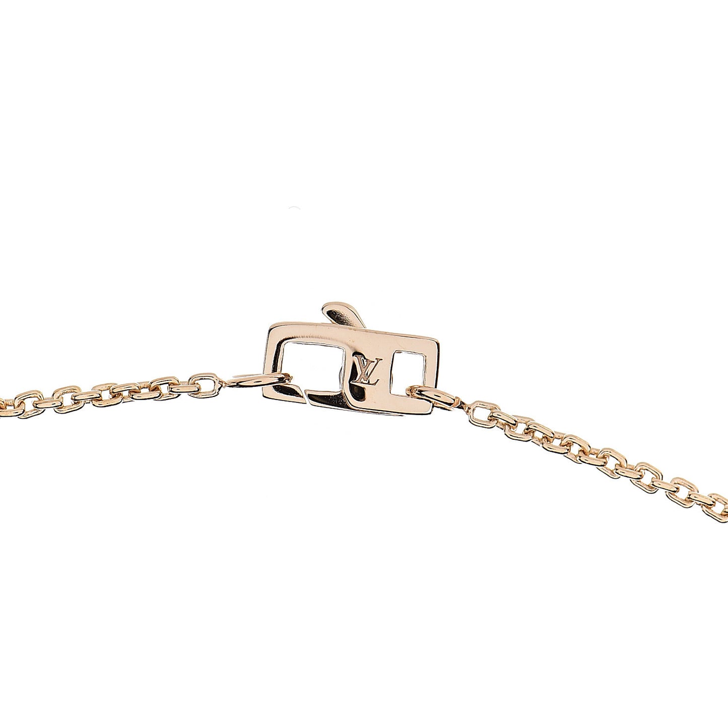 18K Yellow Gold Diamond Idylle Blossom LV Pendant Necklace