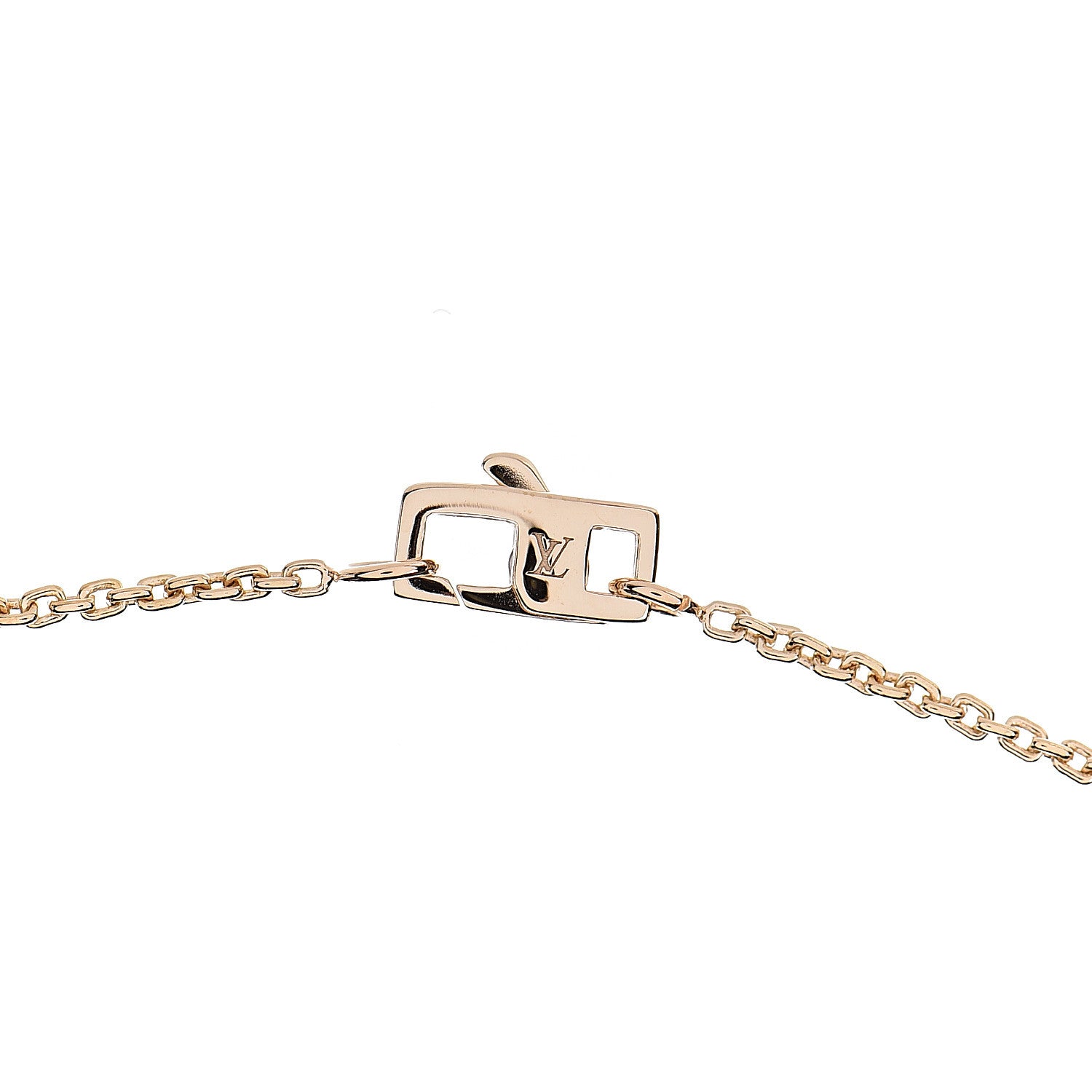 Louis Vuitton 18K Yellow Gold Diamond Idylle Blossom LV Pendant Necklace 5 of 6