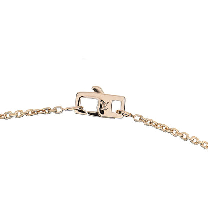 Louis Vuitton 18K Yellow Gold Diamond Idylle Blossom LV Pendant Necklace 5 of 6