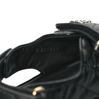 Chanel Grained Calfskin Velcro Dad Sandals 40 Black 8 of 9